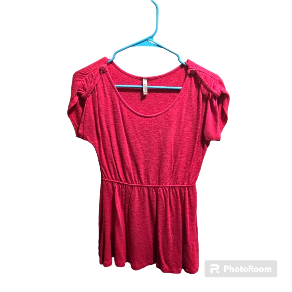 Voice Brand Pink Soft Knit Shirt Size Small